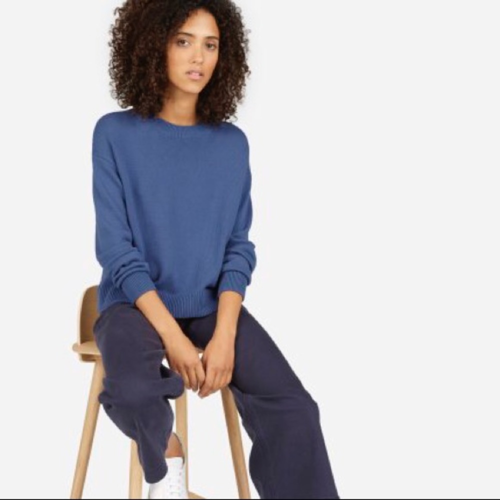 Like new everlane cotton long sleeve crew
